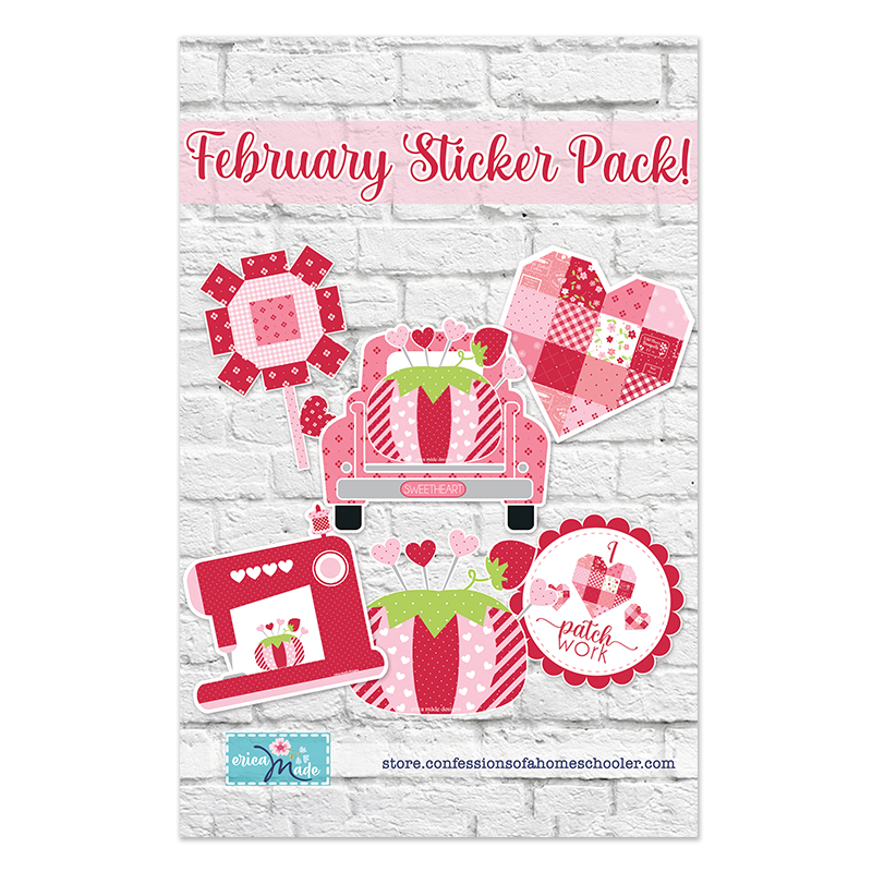 (image for) February Sticker Pack