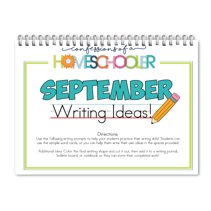 (image for) September Writing Prompts PDF