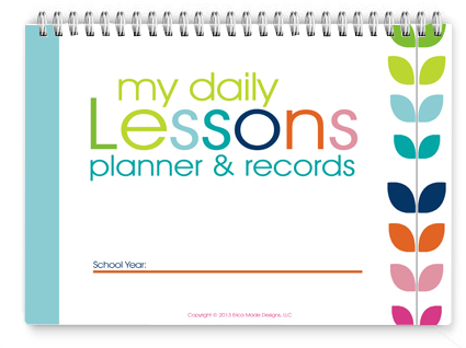(image for) Non-Dated Lesson Planner - Colorful PDF