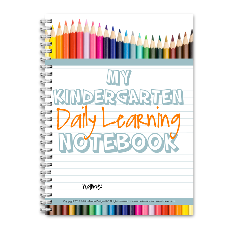 (image for) Daily Learning Notebook: Kindergarten - PDF