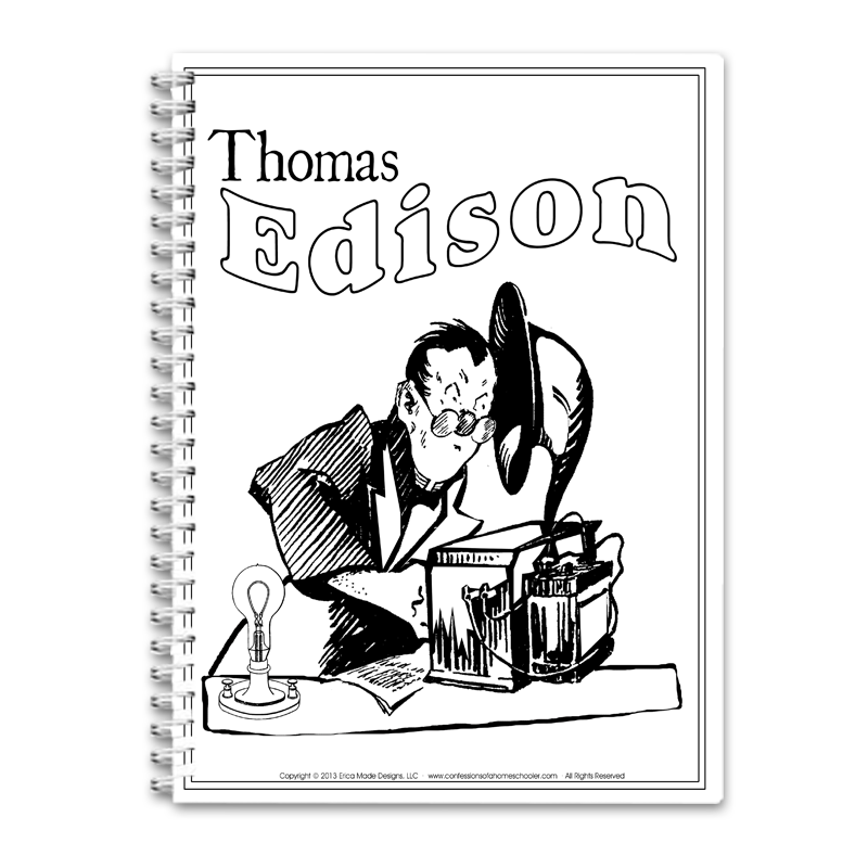 (image for) Thomas Edison Unit Study PDF