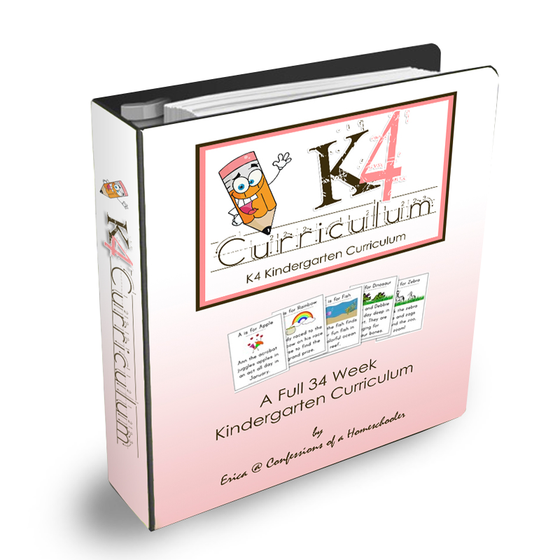 (image for) K4/K5 Kindergarten Curriculum - PDF - Click Image to Close