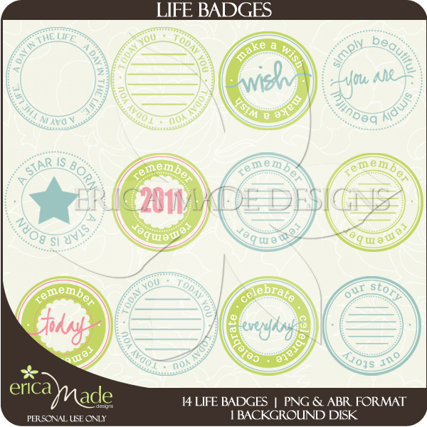 (image for) Life Badges