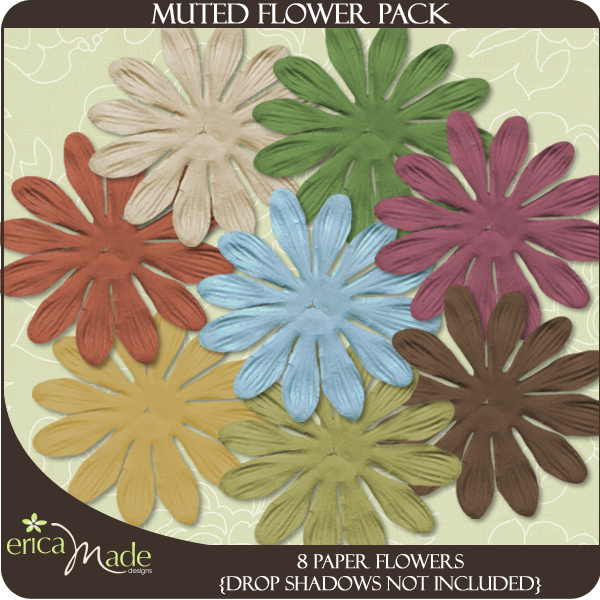 (image for) Muted Flower Pack