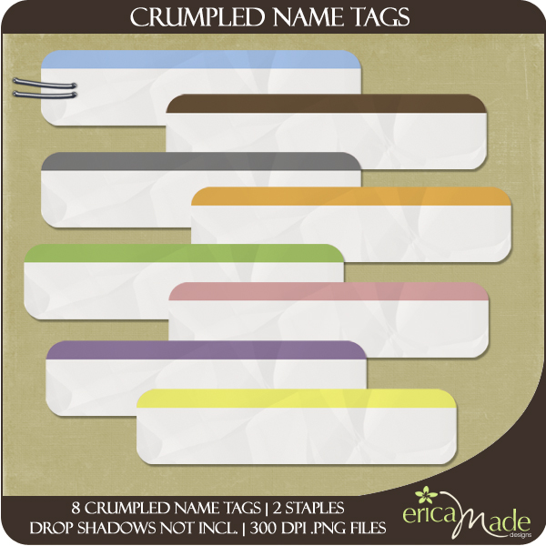 (image for) Crumpled Name Tags