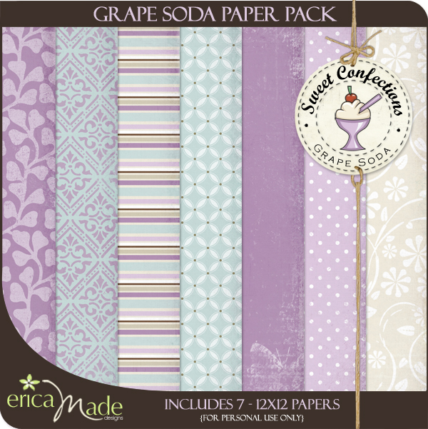 (image for) Grape Soda Paper Pack