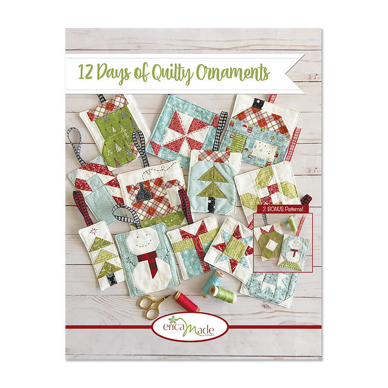 (image for) 12 Days of Quilty Ornaments PRINT