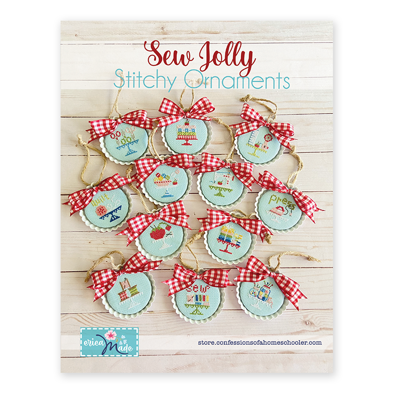 (image for) 2023 Sew Jolly Stitchy Ornaments PDF