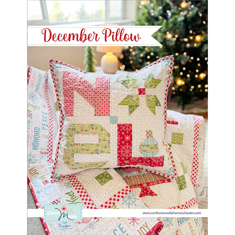 (image for) December Quilty Pillow PDF