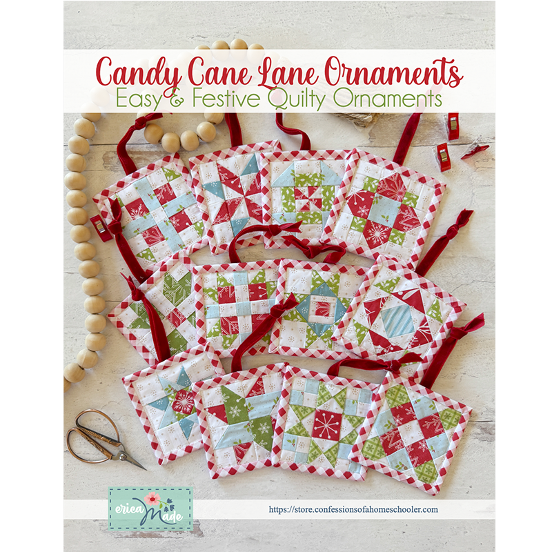 (image for) 2025 Candy Cane Lane Quilty Ornaments PDF