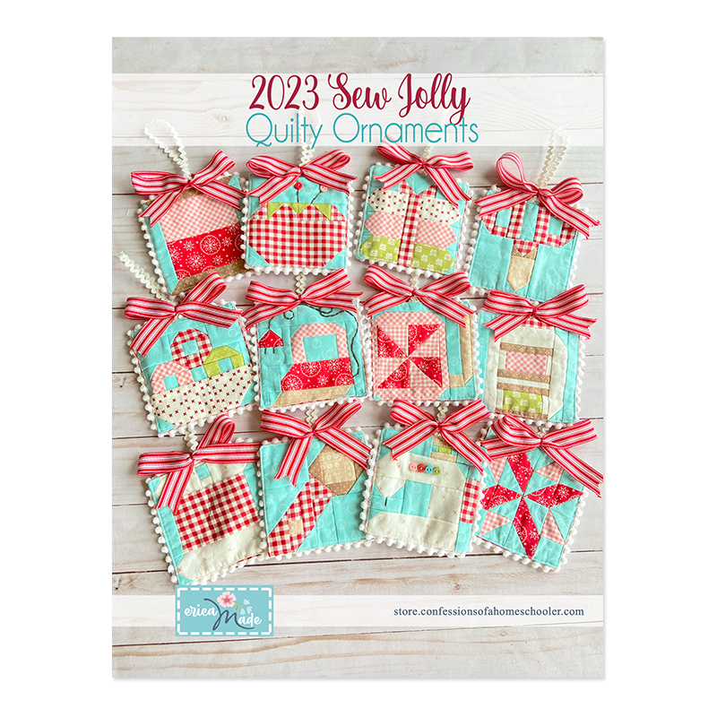 (image for) 2023 Sew Jolly Quilty Ornaments PDF