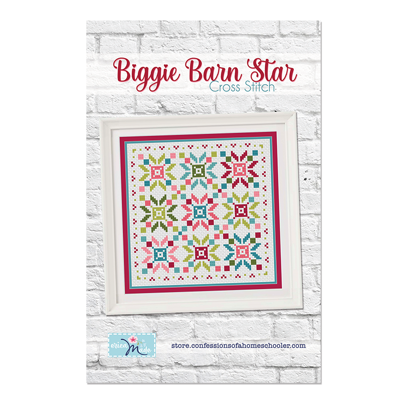 (image for) Biggie Barn Star Cross Stitch PDF
