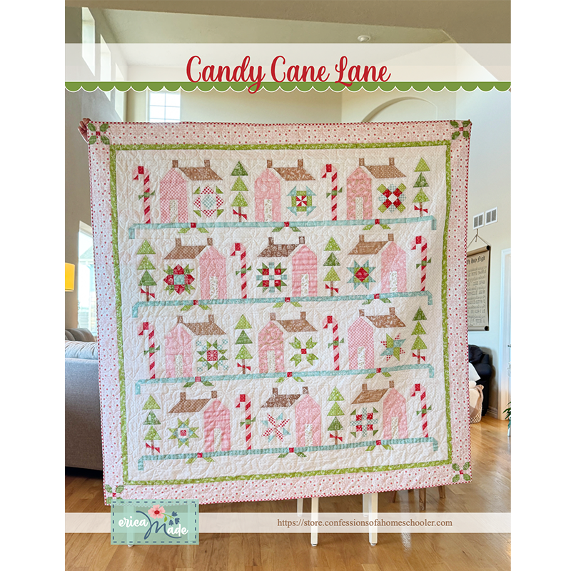 (image for) Candy Cane Lane Quilt PDF