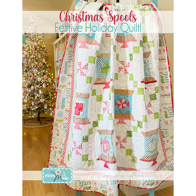 (image for) Christmas Spools Quilt PDF