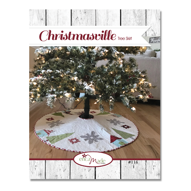 (image for) Christmasville Tree Skirt PDF - Click Image to Close