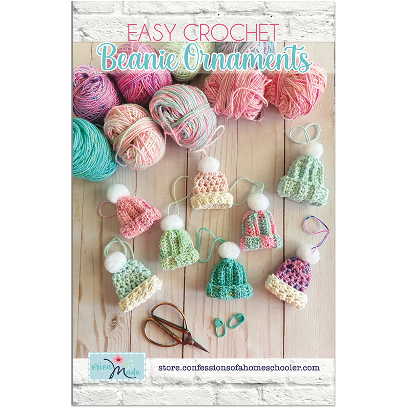 (image for) Crochet Mini Beanie Ornaments PDF - Click Image to Close