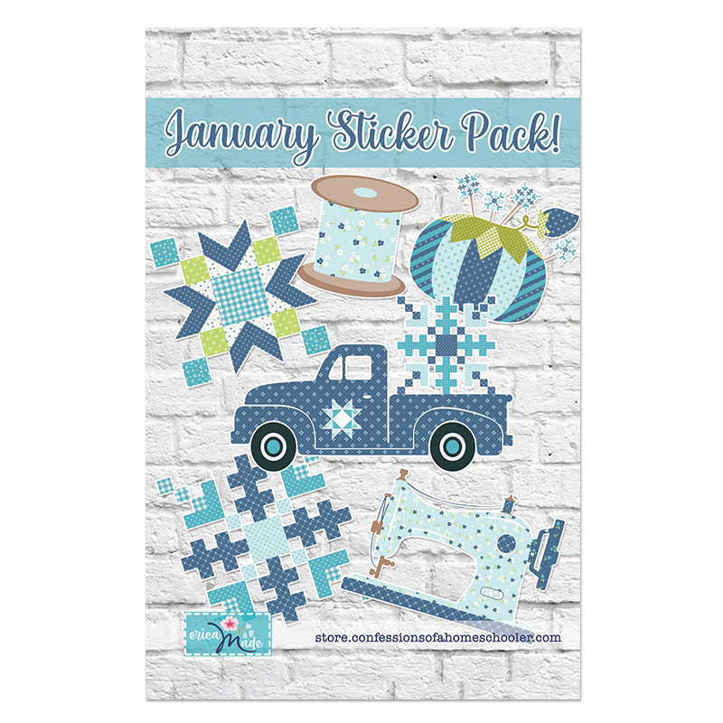 (image for) January Sticker Pack