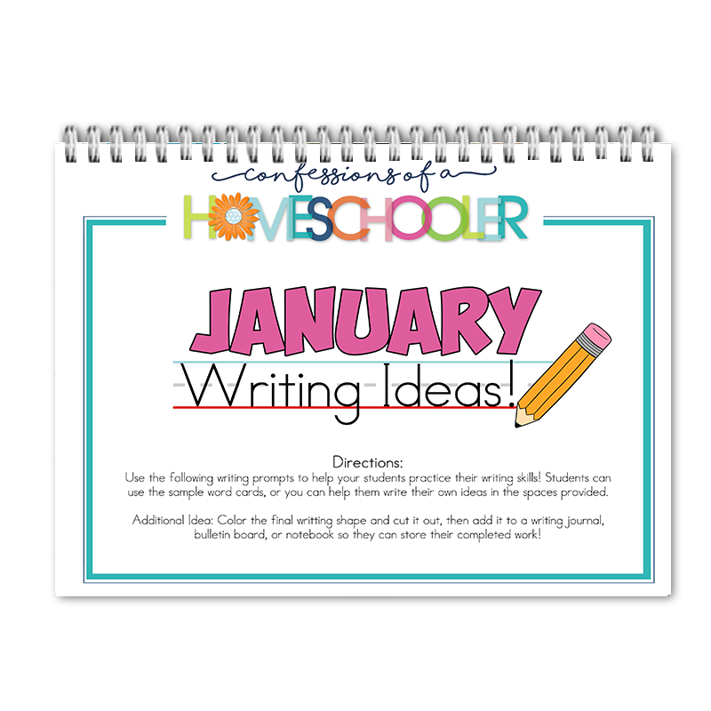 January Writing Prompts PDF - Click Image to Close