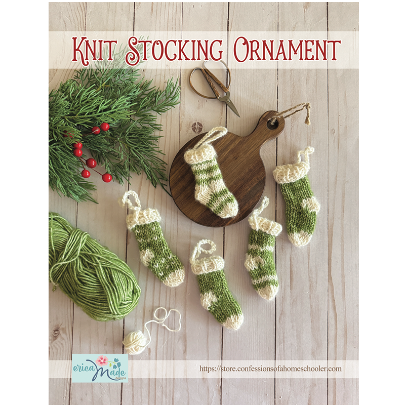 (image for) Knit Stocking Ornaments PDF