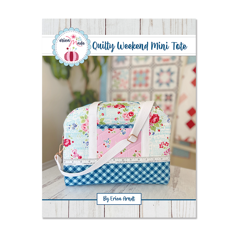 (image for) Quilty Weekend Zipper Tote MINI PDF - Click Image to Close