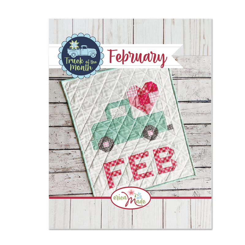 (image for) Vintage Quilty Truck FEBRUARY - PDF