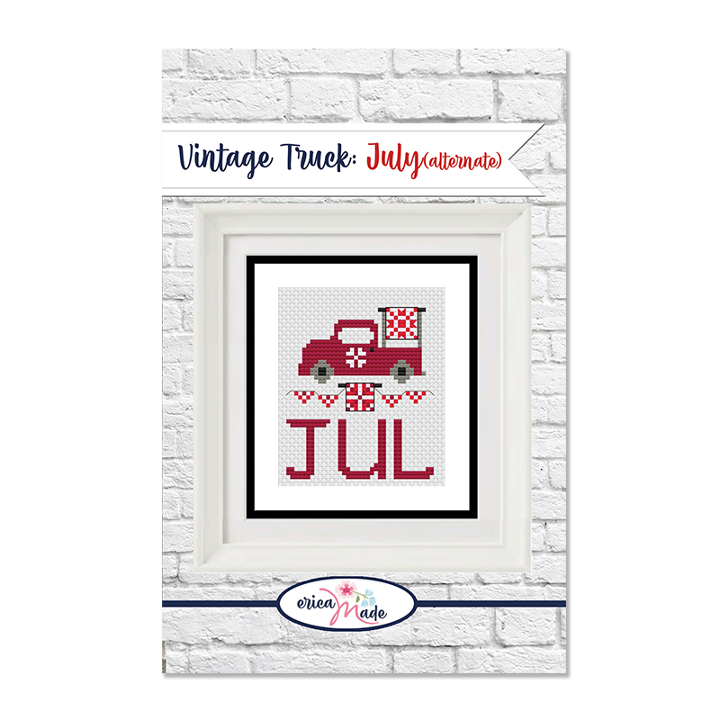 (image for) Vintage Quilty Truck JULY 2 - PDF