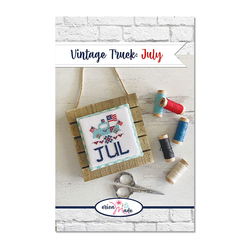 (image for) Vintage Stitchy truck JULY - PDF - Click Image to Close