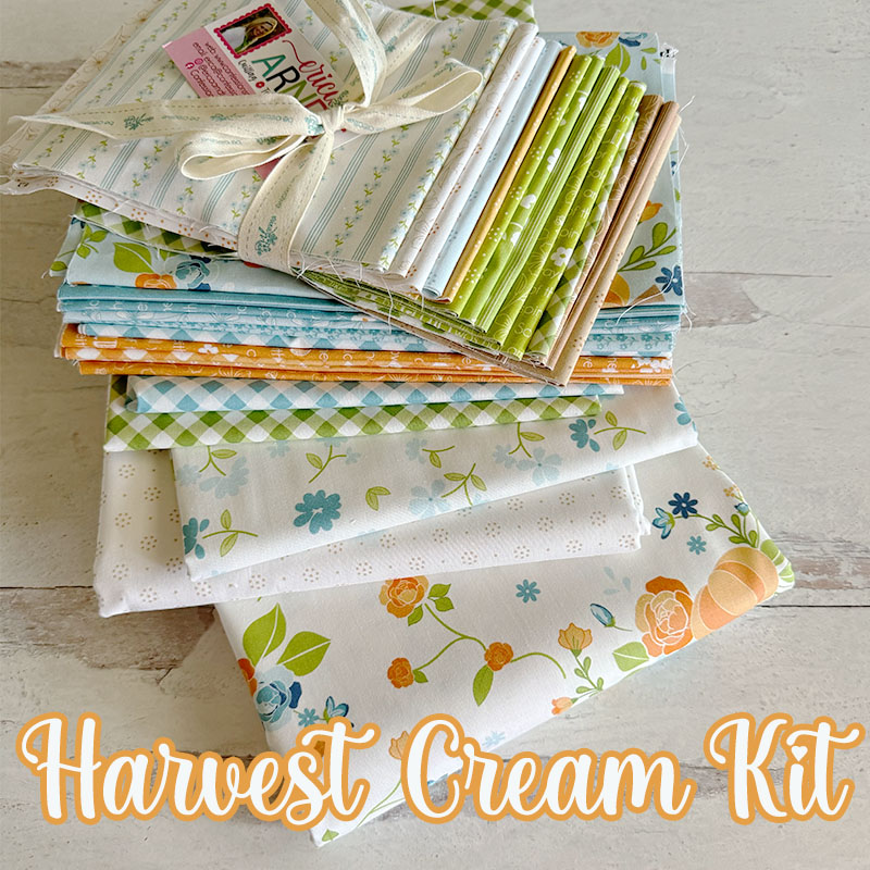 (image for) Harvest Fabric Kit - Cream Backing - Click Image to Close