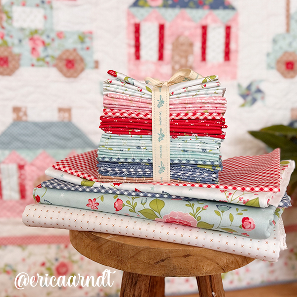 (image for) Homespun FULL Quilt Kit - AQUA BACKING