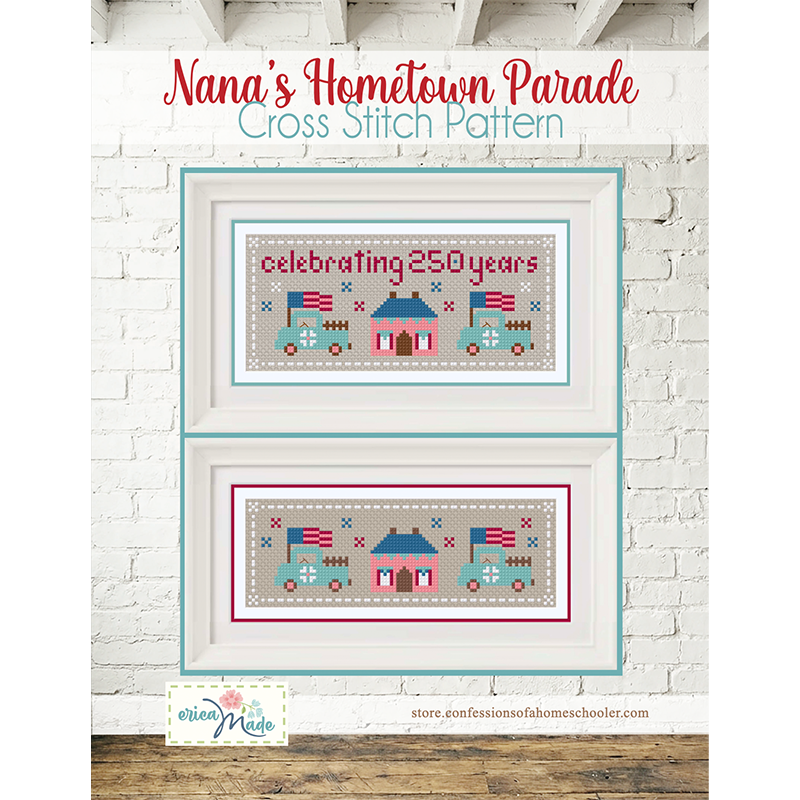 (image for) Nana's Hometown Parade Cross Stitch PDF