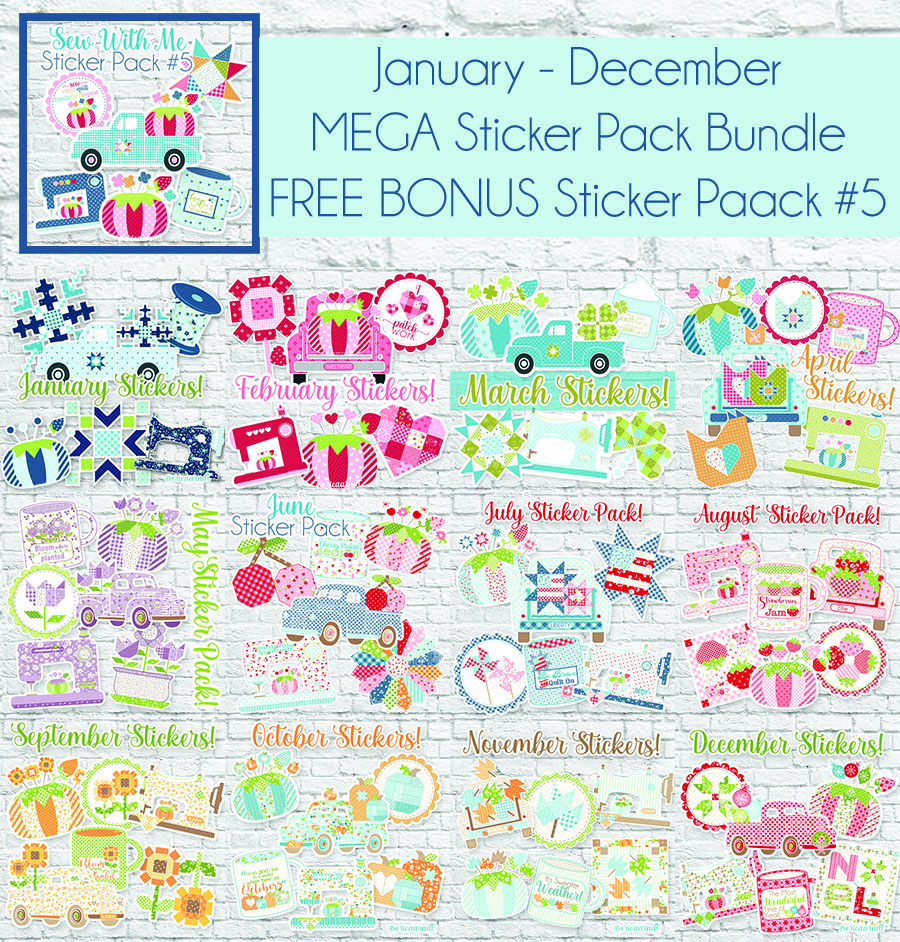 (image for) Mega Sticker Bundle - 78 pieces