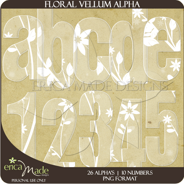 (image for) Floral Vellum Alpha