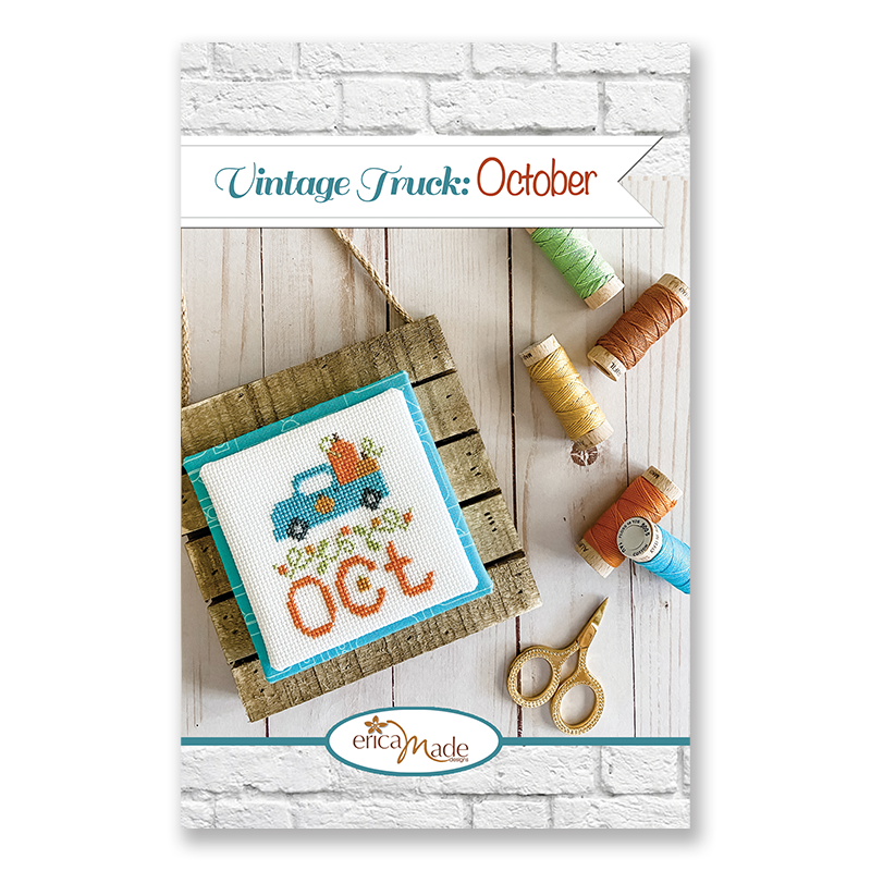 (image for) Vintage Quilty Truck OCTOBER - PDF