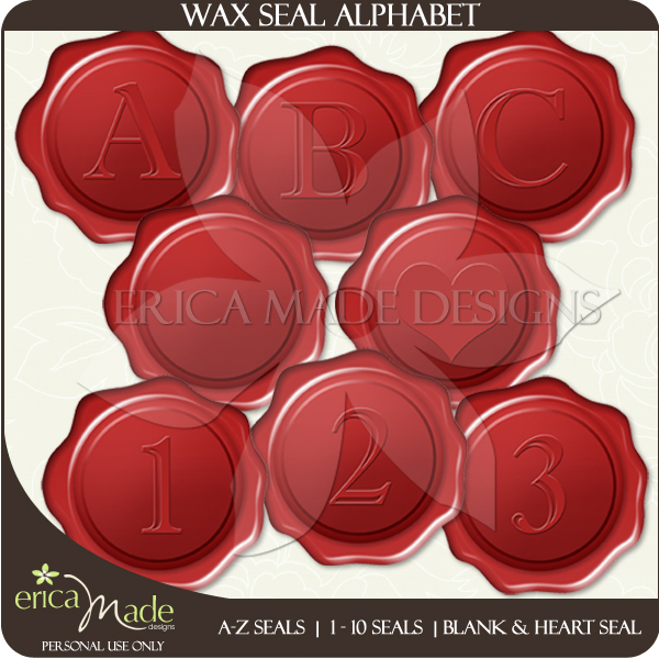 Wax Seal Alphabet - Click Image to Close