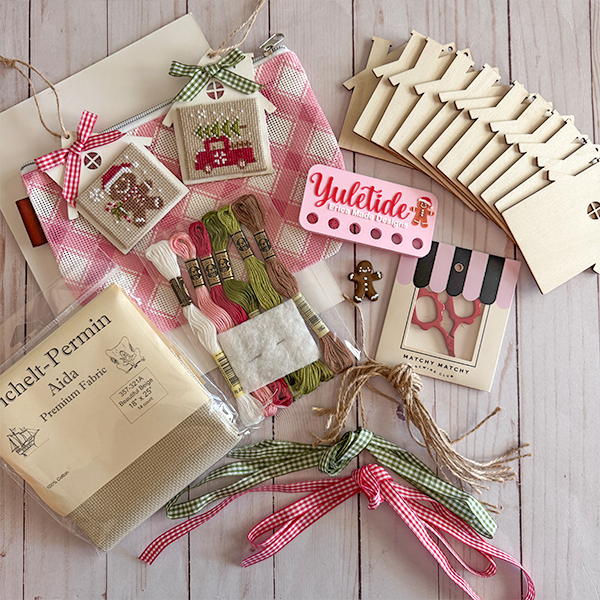 (image for) 2026 Yuletide Stitchy Ornaments KIT + PATTERN